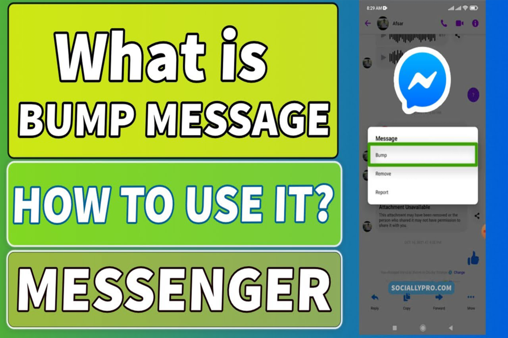 What Does Bump Mean on Facebook Messenger